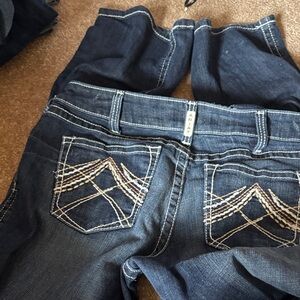 Ariat women’s real denim rancher farmer cowboy jeans long tall